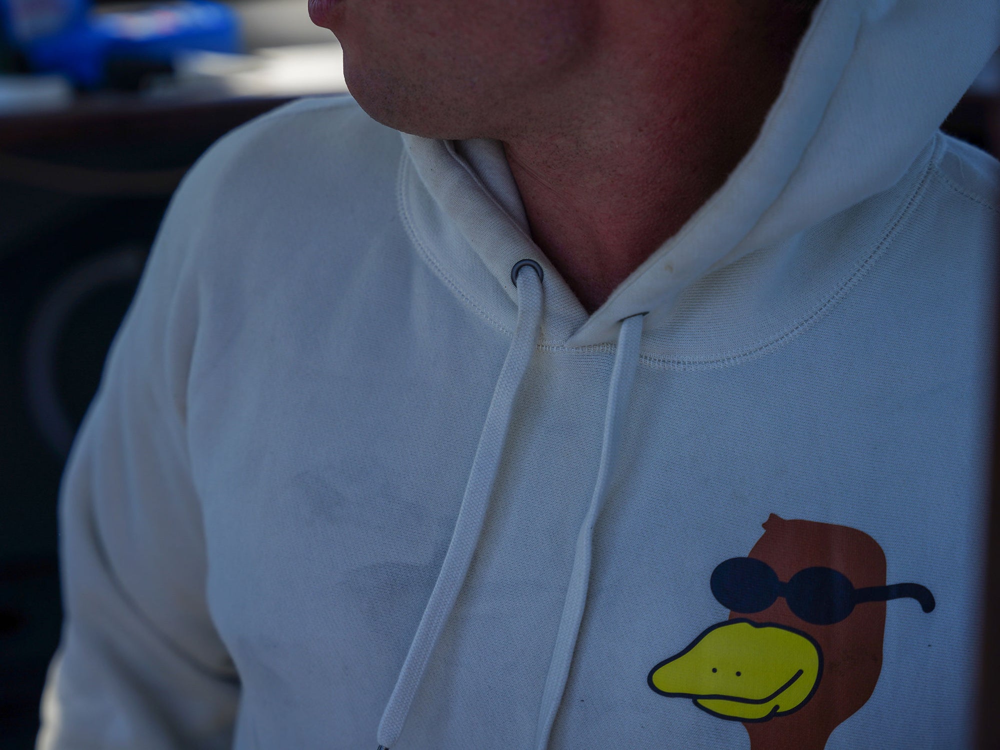 BLIND DUCK HOODIE - BONE COLOR