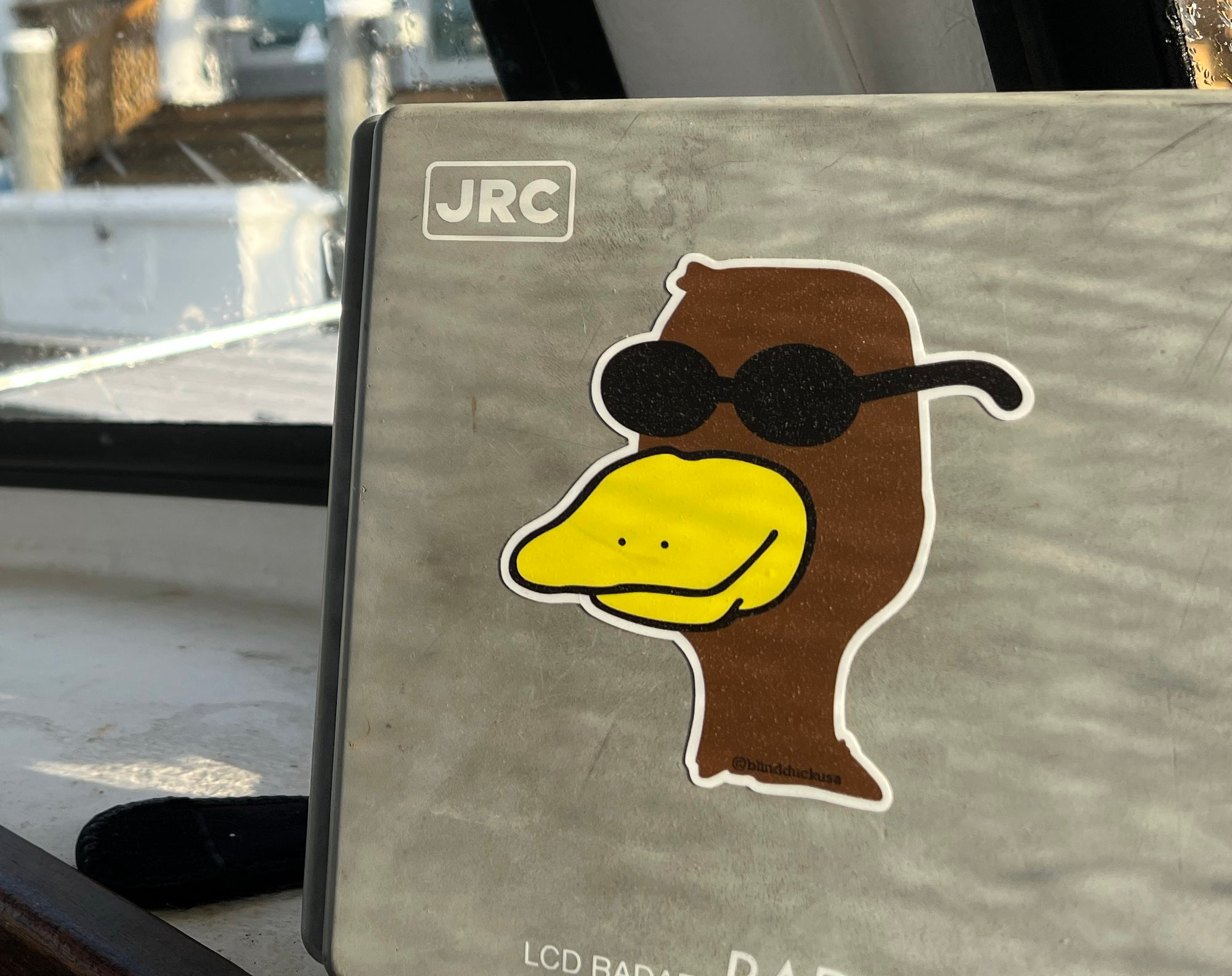 BLIND DUCK 4" STICKER